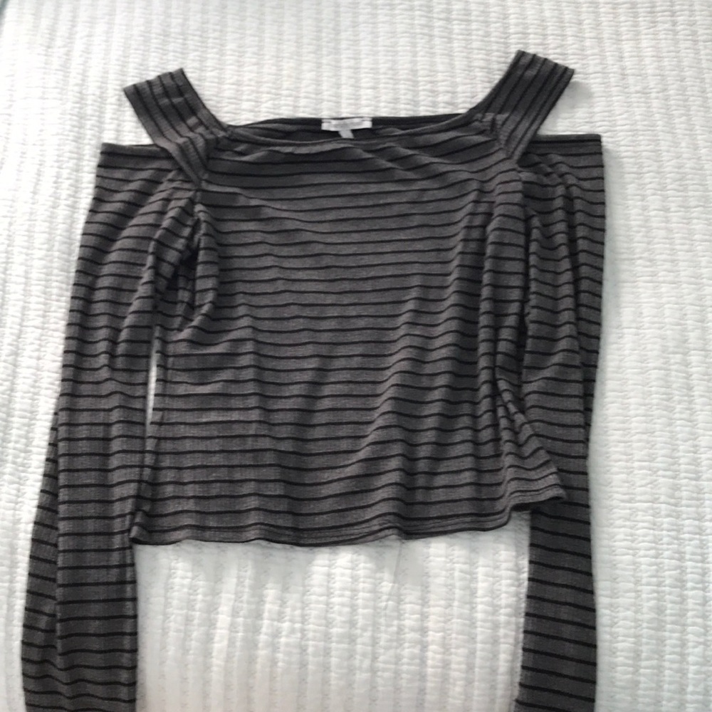 Faux off the shoulder sweater